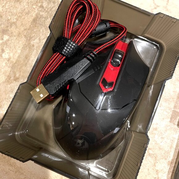 NWT Redragon M601 Centrophorus 3200 DPI Gaming Mouse - Wired LED - Picture 6 of 11
